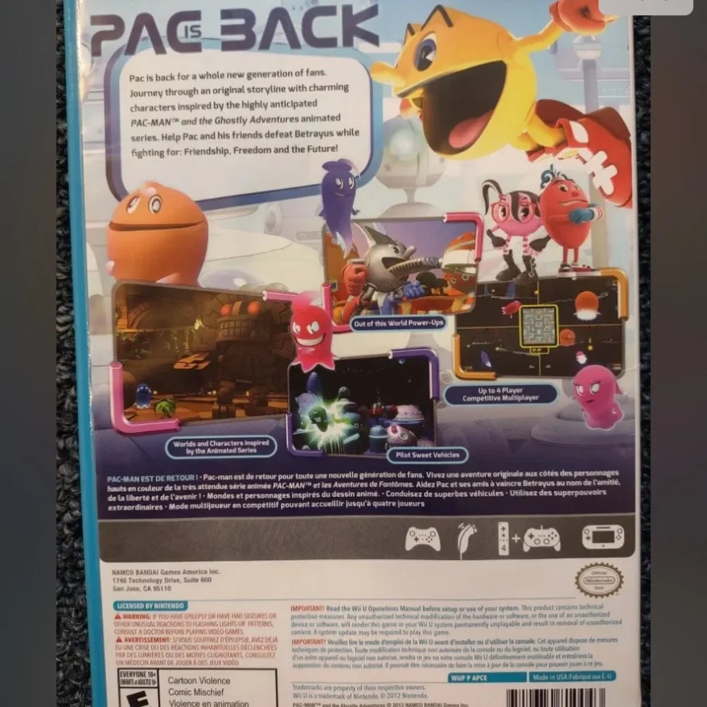Pac-Man and the ghostly adventures video game Wii U